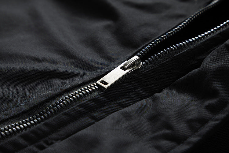 Men’s Long Washed Jacket – Casual Fall & Winter Coat