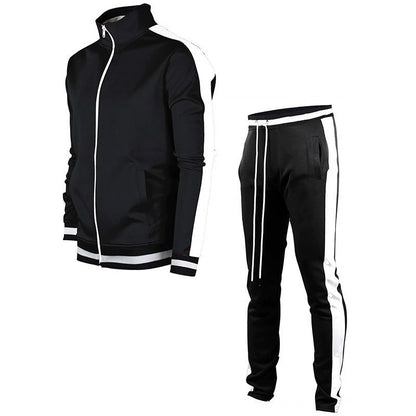 Men Sports Sportswear Suit Running Pants Sweatshirt 2 Piece