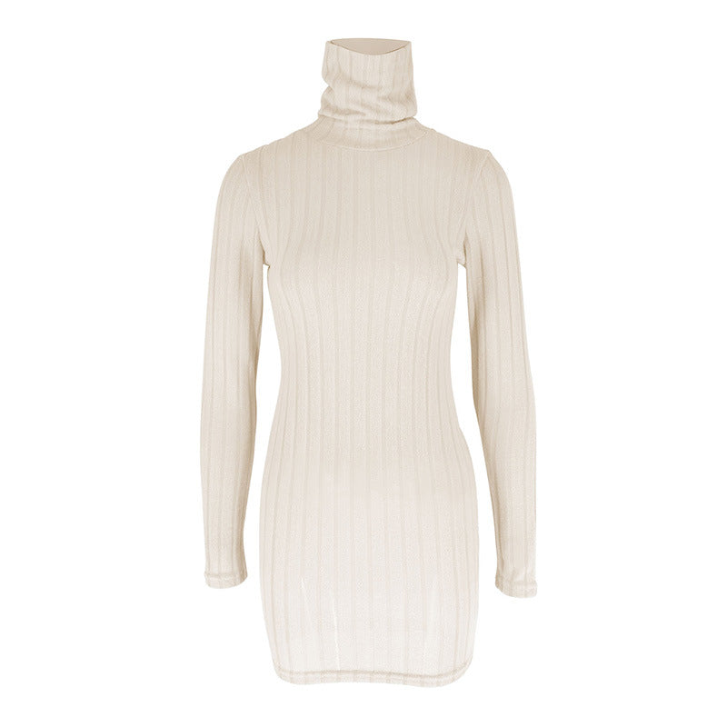 Women’s long-sleeve bodycon mini dress by DERILUJA LLC