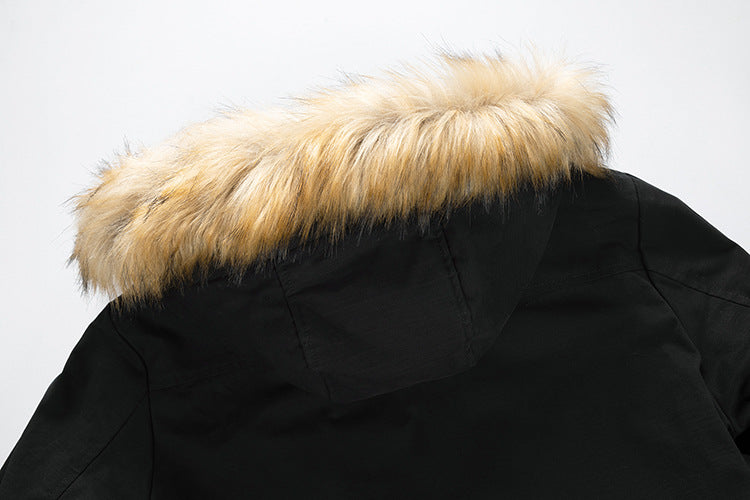 Men’s Long Washed Jacket – Casual Fall & Winter Coat