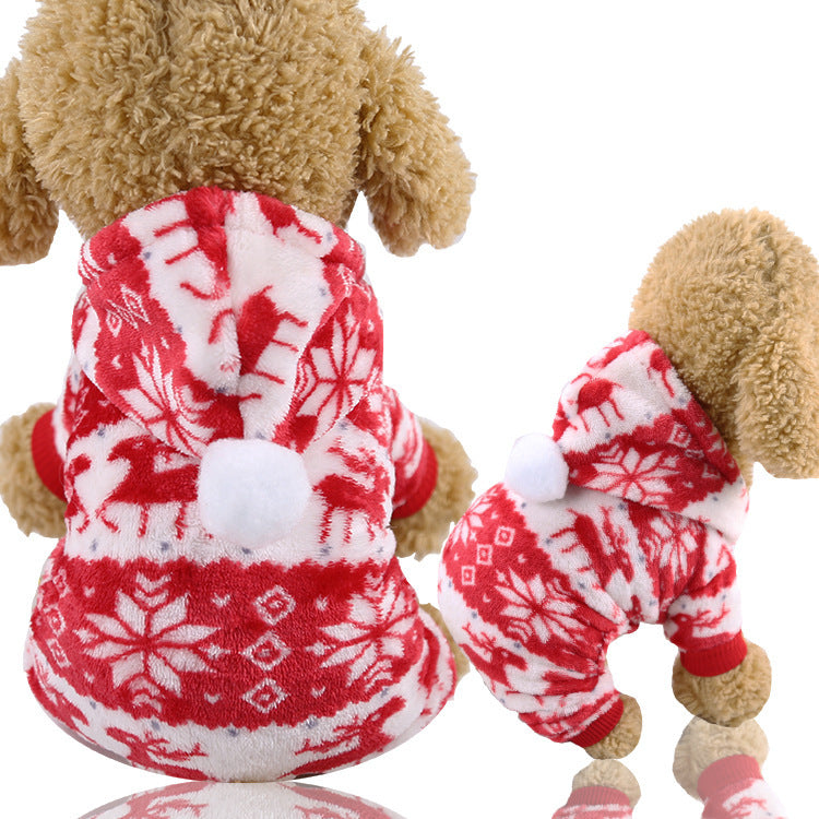 Cross-Border Pet Dog Clothes, Cat Autumn and Winter Four-Legged Cotton Coat, Cartoon Transformation Clothing, Cat Clothing, Dog Clothing Supplies by DERILUJA LLC