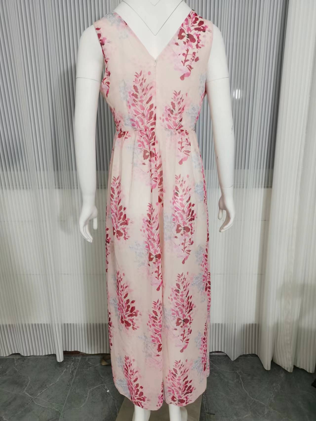 Dress Summer 2023 New Independent Station Wish Amazon Chiffon Print Strap Skirt Foreign Trade Women's Skirt by DERILUJA LLC