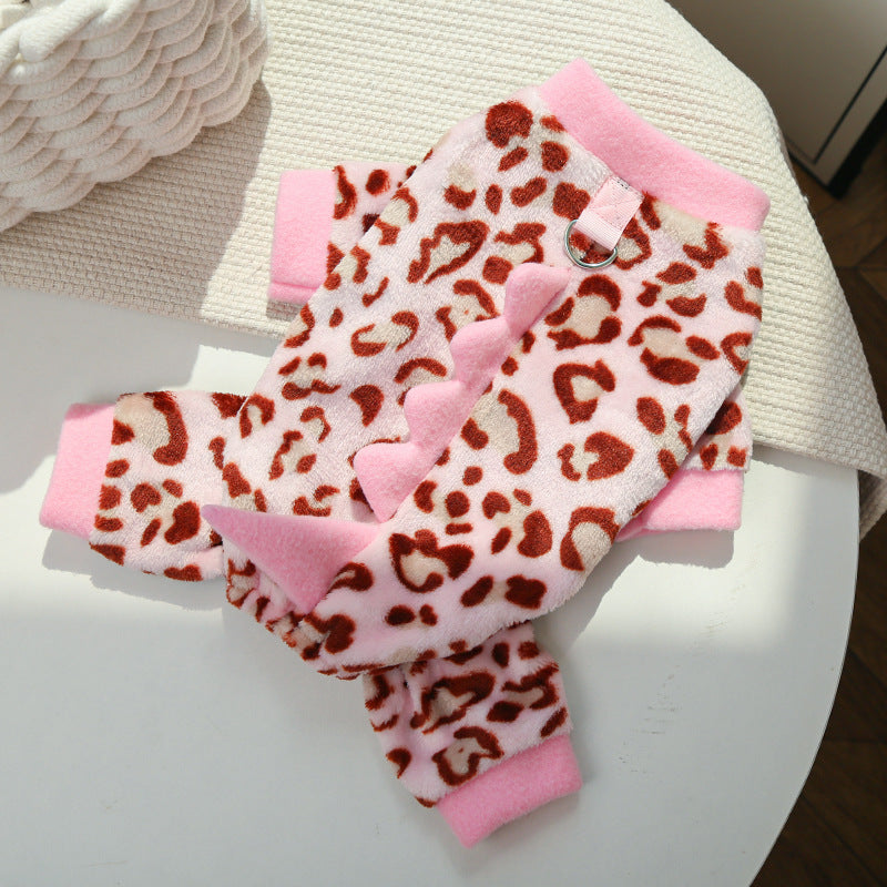 Cross-Border Pet Dog Clothes, Cat Autumn and Winter Four-Legged Cotton Coat, Cartoon Transformation Clothing, Cat Clothing, Dog Clothing Supplies by DERILUJA LLC
