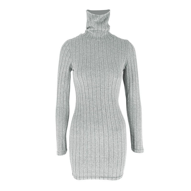Women’s long-sleeve bodycon mini dress by DERILUJA LLC