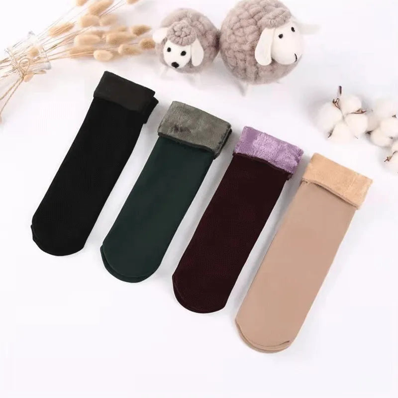 Winter Plush Socks for Men and Women Thicken Thermal Warm cold RJ