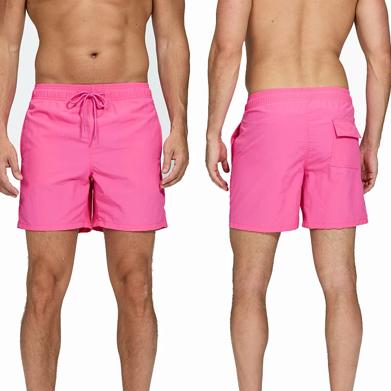 Summer Swim Pants Male Athletic Running Gym Quick Dry Swimsuit Size 4XL by DERILUJA LLC