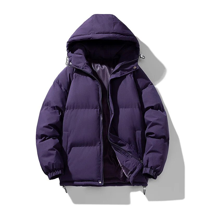 Hot Sale Men Women Winter Jacket Thicken Warm Cotton Winter Snow Coat Padded Down men's Jacket New Hooded Couple Cold-Proof Overcoat