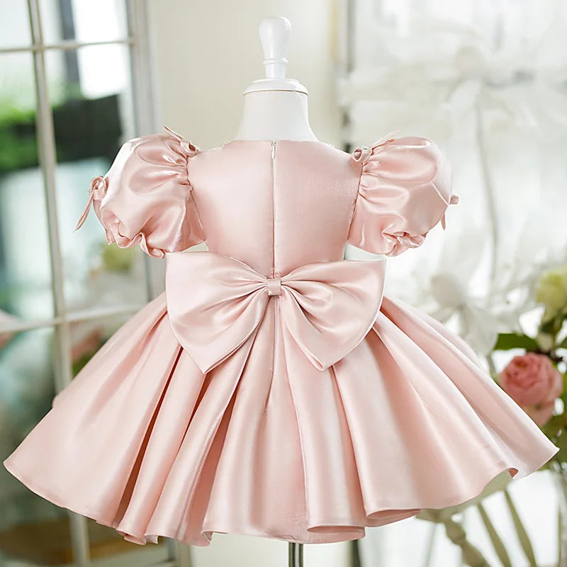 Children's Dress Princess Dress Performance Small Host Dress Girls' Birthday Banquet Flower kids clothes by DERILUJA LLC