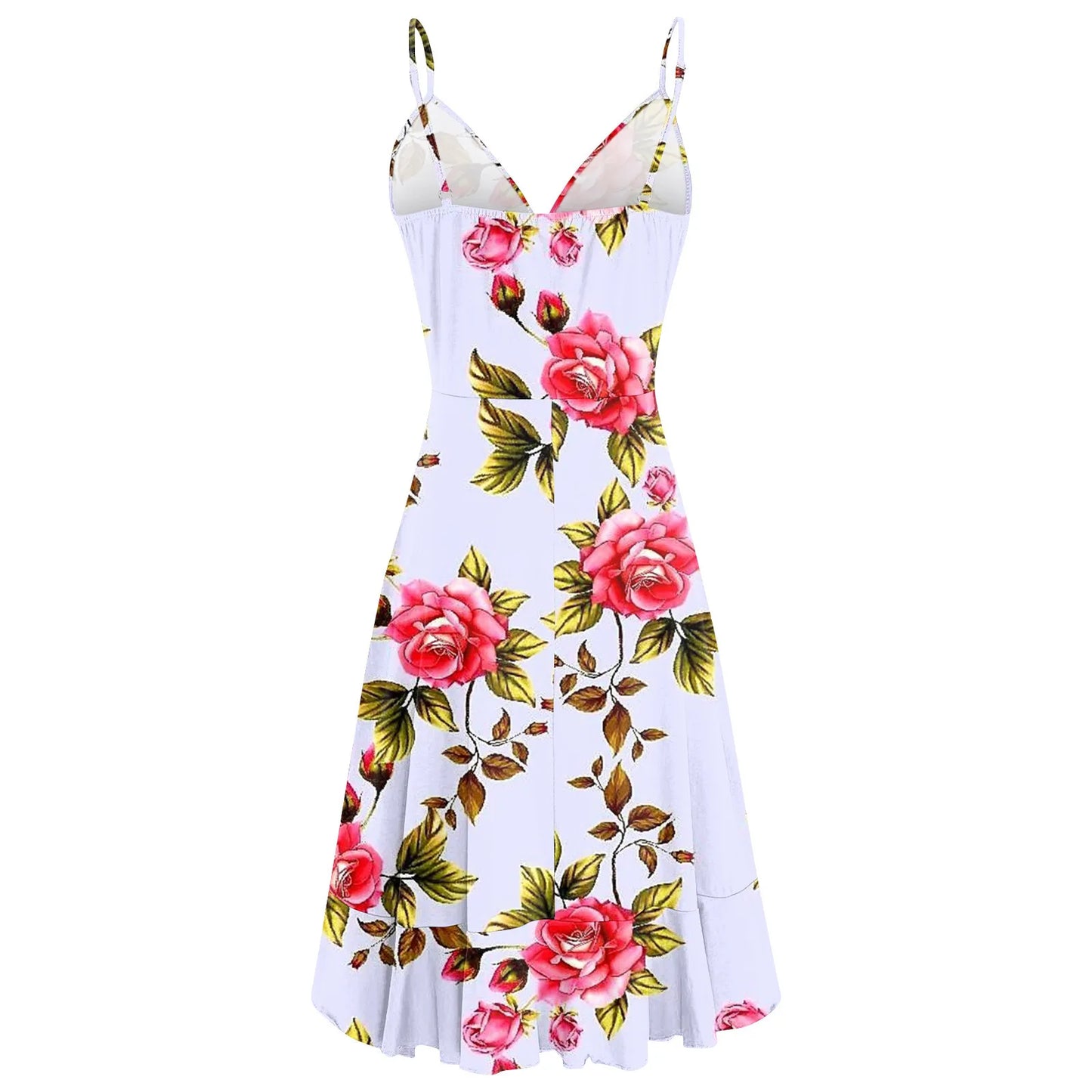 New 2026 Summer Rose print dress Women Mini Print Dress Casual Fashion Sleeveless Party Evening Mini Women's Dress Vestidos by DERILUJA LLC
