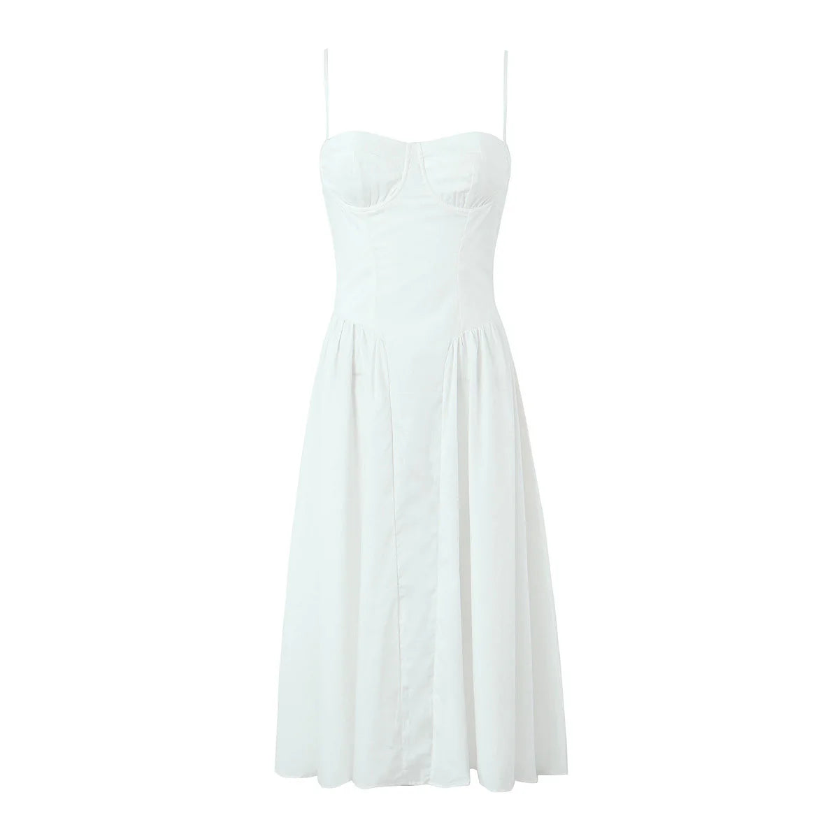 Dress Women Low Waist A-line Midi Holiday Summer Dresses Party Robe 2026 Vestido by DERILUJA LLC