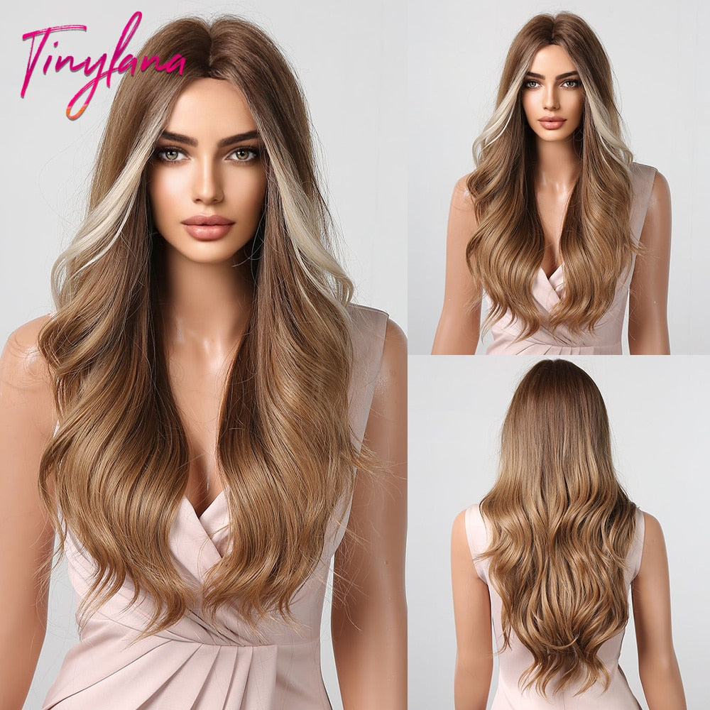 Badon marchand hair  For Women Long Hair Wigs Fake Hair