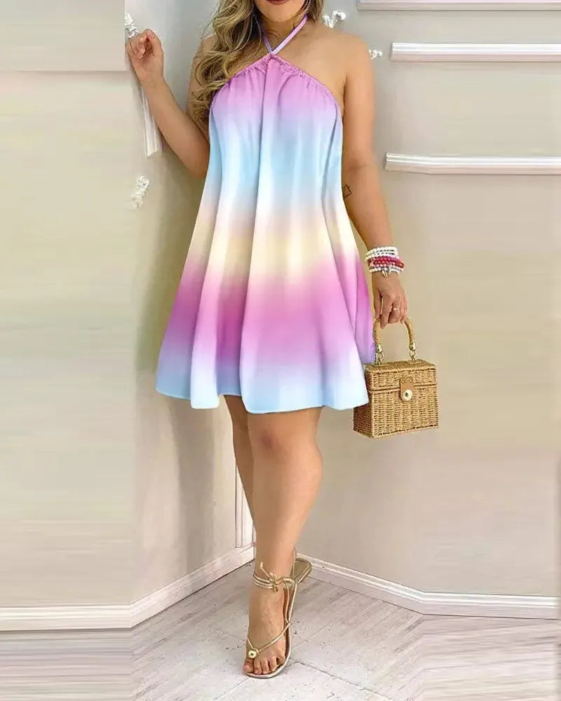 Dress Suitable for Spring Summer Beach Vacation Outfits. by DERILUJA LLC