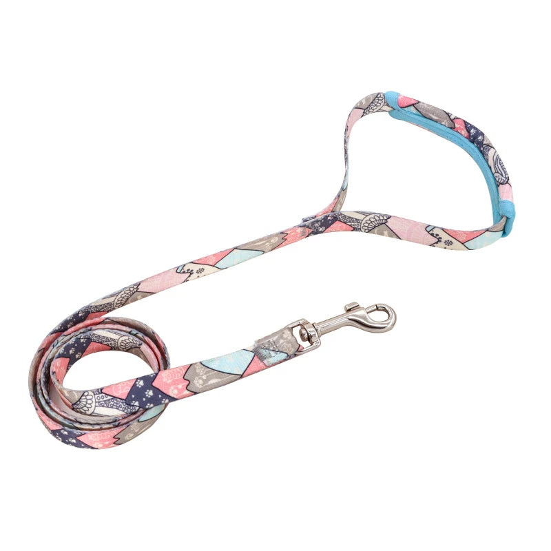 Luxury Pet Vest Harnesses for Small Medium Dogs Adjustable Mesh Puppy Dog Harness and Leash Set Shiba Inu Leads mascotas Chain by Badon Shop LLC