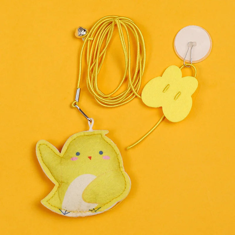 Cat Hanging Toy Elastic Adjustable Rope with Bell Interactive Kitten Toy Dragonfly Shape Swing Hanging Door Teasing Cat Toys by DERILUJA LLC