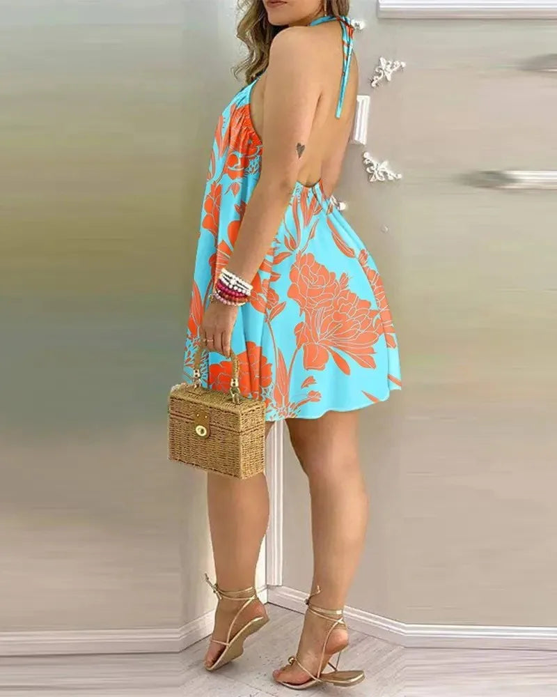 Dress Suitable for Spring Summer Beach Vacation Outfits. by DERILUJA LLC