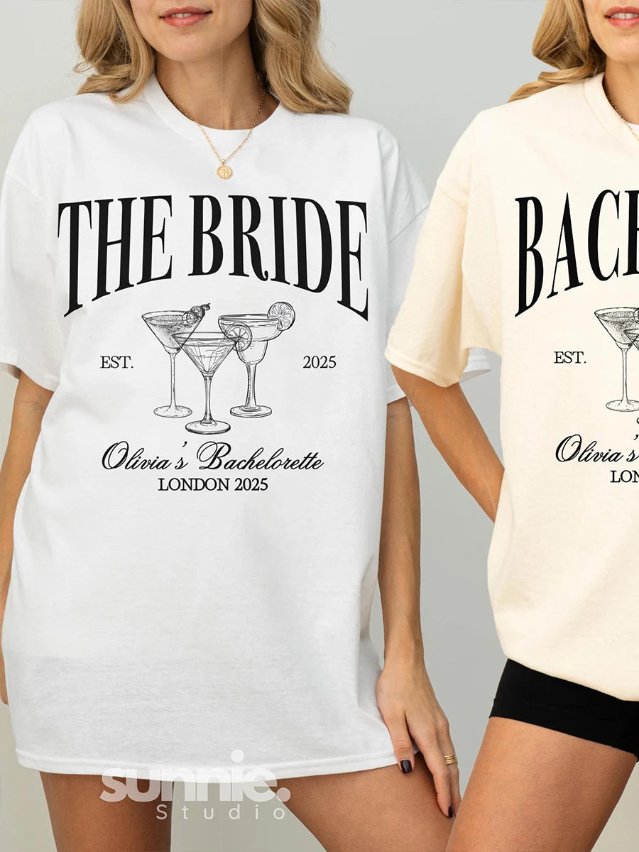 The Bach Club Hen Do T Shirt Hen Party Cocktail Shirt Bachelorette Funny Comfort Shirts Cotton Y2K Top Daily Trendy Streetwear 2026 by DERILUJA LLC