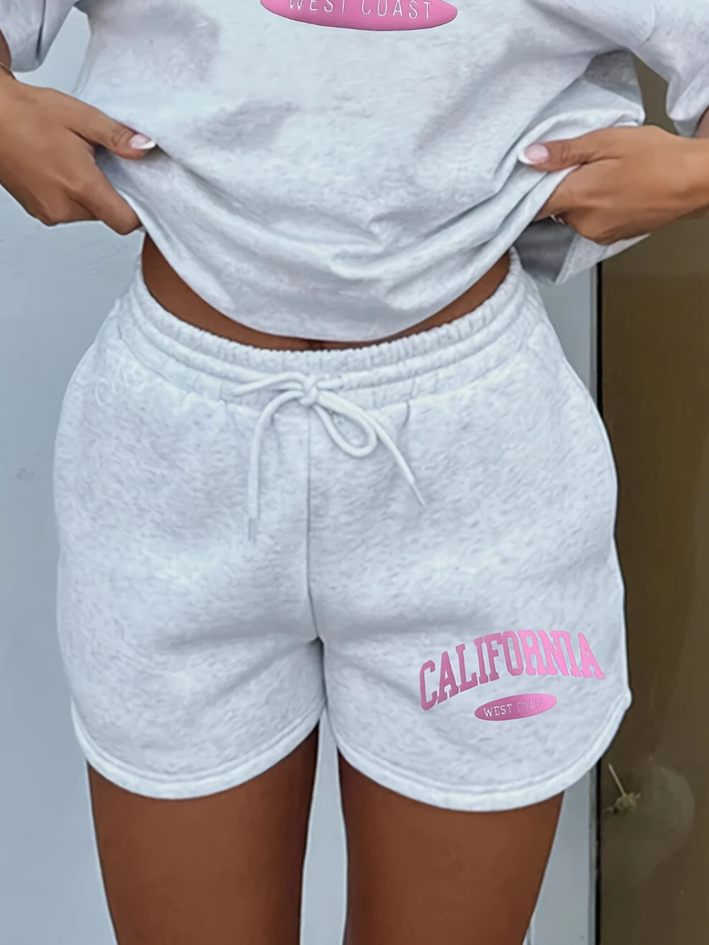 2026 New Loose-Fit S Shorts with Moon Pattern Simple and Stylish Print Design Elegant Casual and Versatile Loose Pants by DERILUJA LLC