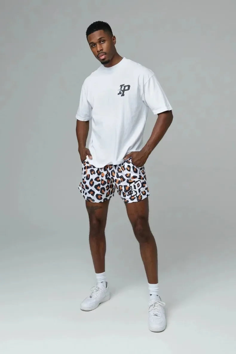 Mens Clothing IP Trend Casual Shorts Summer Fitness Sports Mesh Breathable Quick Dry Short Pants Man Beach Basketball Sweatpants by DERILUJA LLC