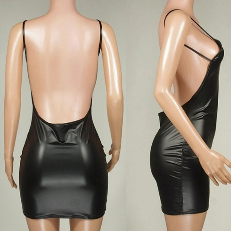 New Summer Dress Women Sleeveless Bodycon Party Fashion Slim Club Mini Dresses by DERILUJA LLC