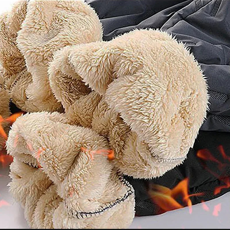 Sweatwear Winter Warm Lambswool Thicken Sweatpants Men Outdoors Casual Windproof Jogging Pants Brand High Quality Trousers Men by Badon Shop LLC