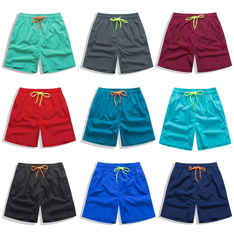 Summer Swim Pants Male Athletic Running Gym Quick Dry Swimsuit Size 4XL by DERILUJA LLC