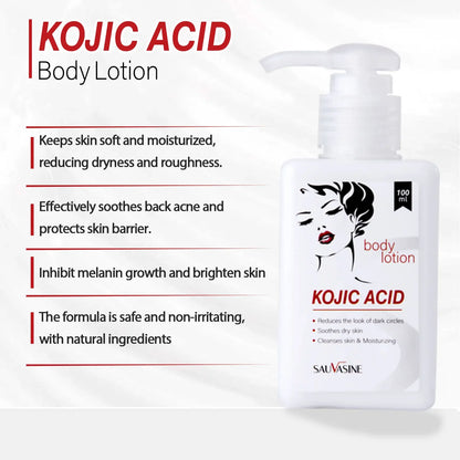 Kojic Acid Soap Kojic Acid Series Set Original Product Face Cream Body Lotion Facial Wash Whitening  Anti Aging Acne Dark Spot