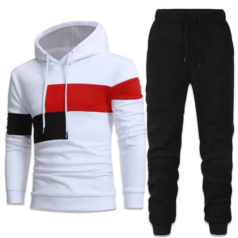 Fashion Men Tracksuits Hoodies Suit Autumn Winter Men Hooded  cho