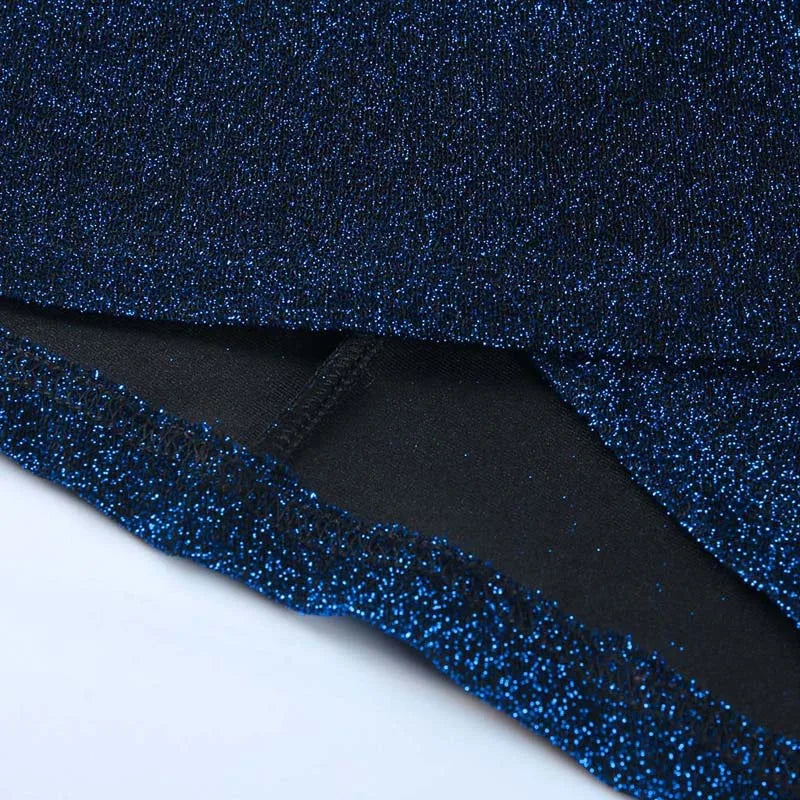Women Sparkly Off Shouder Off Shouder Bodycon Mini Dress Evening Party Dress Casual Sleeveless Club Party Dresses Vestidos by DERILUJA LLC