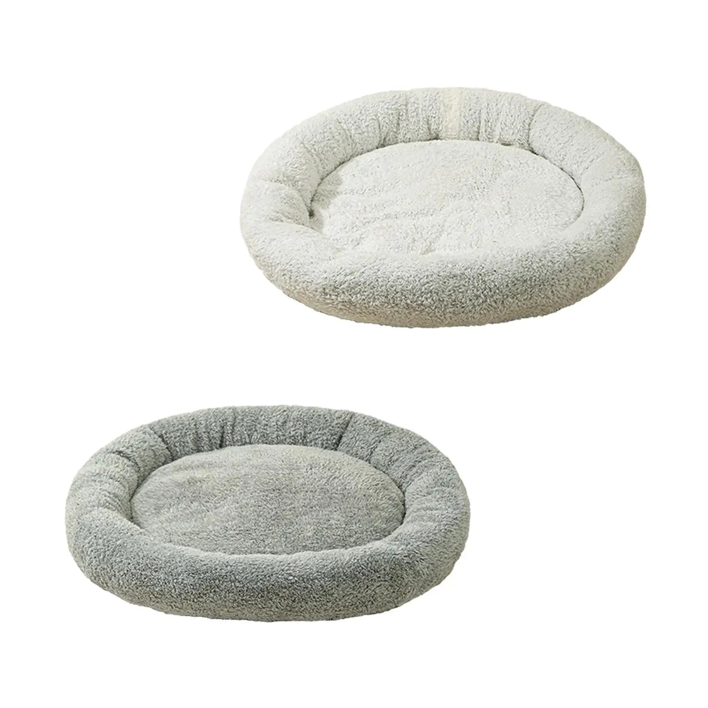 Luxurious Round Pet Bed for Furry Friends - Cozy Haven for Small by Badon Shop LLC