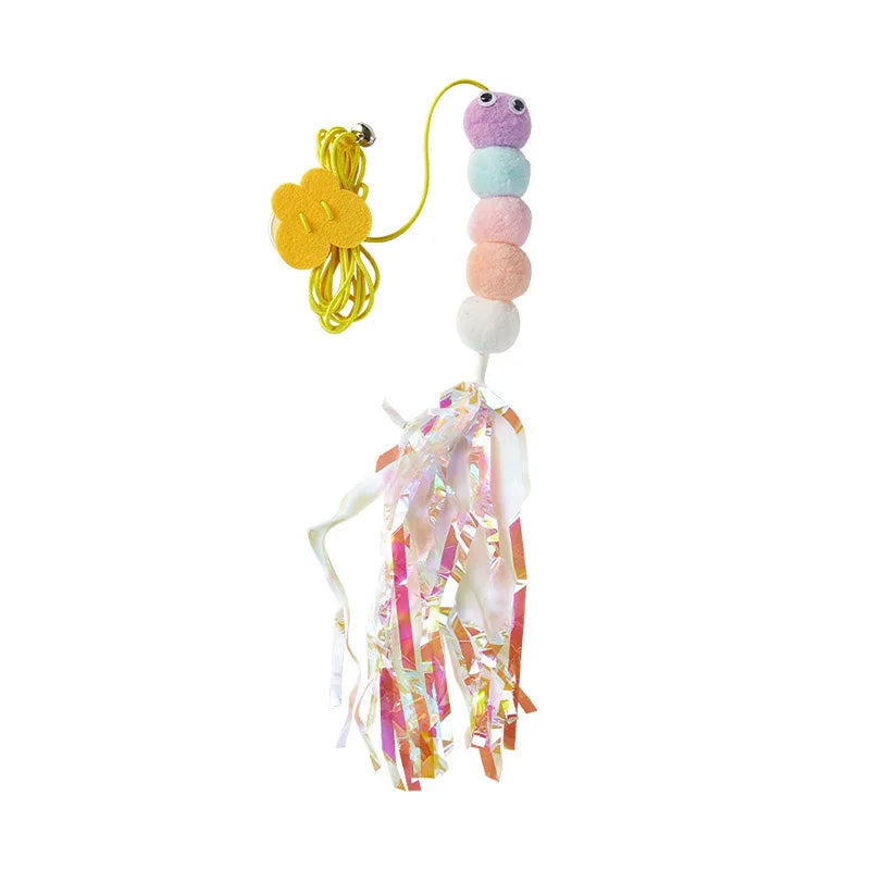 Pet Cat Toys Elasticity Retractable Hanging Door Type Interactive Toy For Kitten Mouse Catnip Scratch Rope Toy Pet Supplies by DERILUJA LLC
