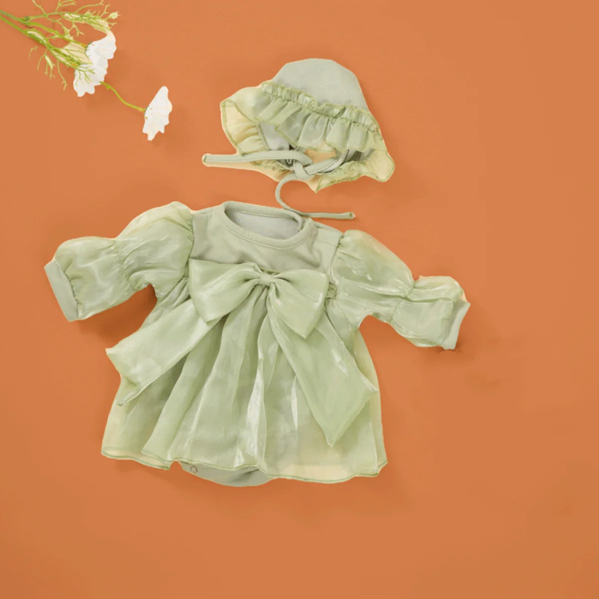 Doll Clothes Reborn Baby Dolls Clothes Dress For 55cm Reborn Doll DIY Handmade Princess Dress Dolls Accessories Kid Toy Gifts by DERILUJA LLC