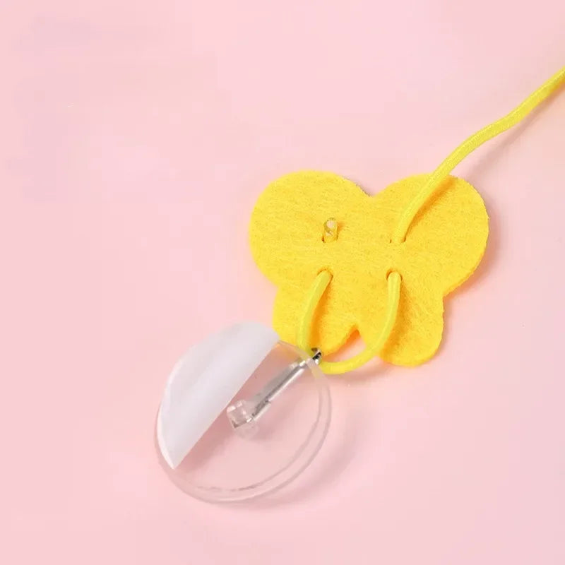 Cat Rope Long Rope Teasing Cat Toy Accessories Pet Kitten Toy Cat Toy Swing Sticky Disc Elastic with Bell Hanging Door Teasing by DERILUJA LLC