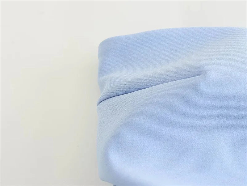 Mini Dress Woman Blue Black White Bodycon Dress Women Backless Sleeveless Summer Sexy Party Short Dresses by DERILUJA LLC