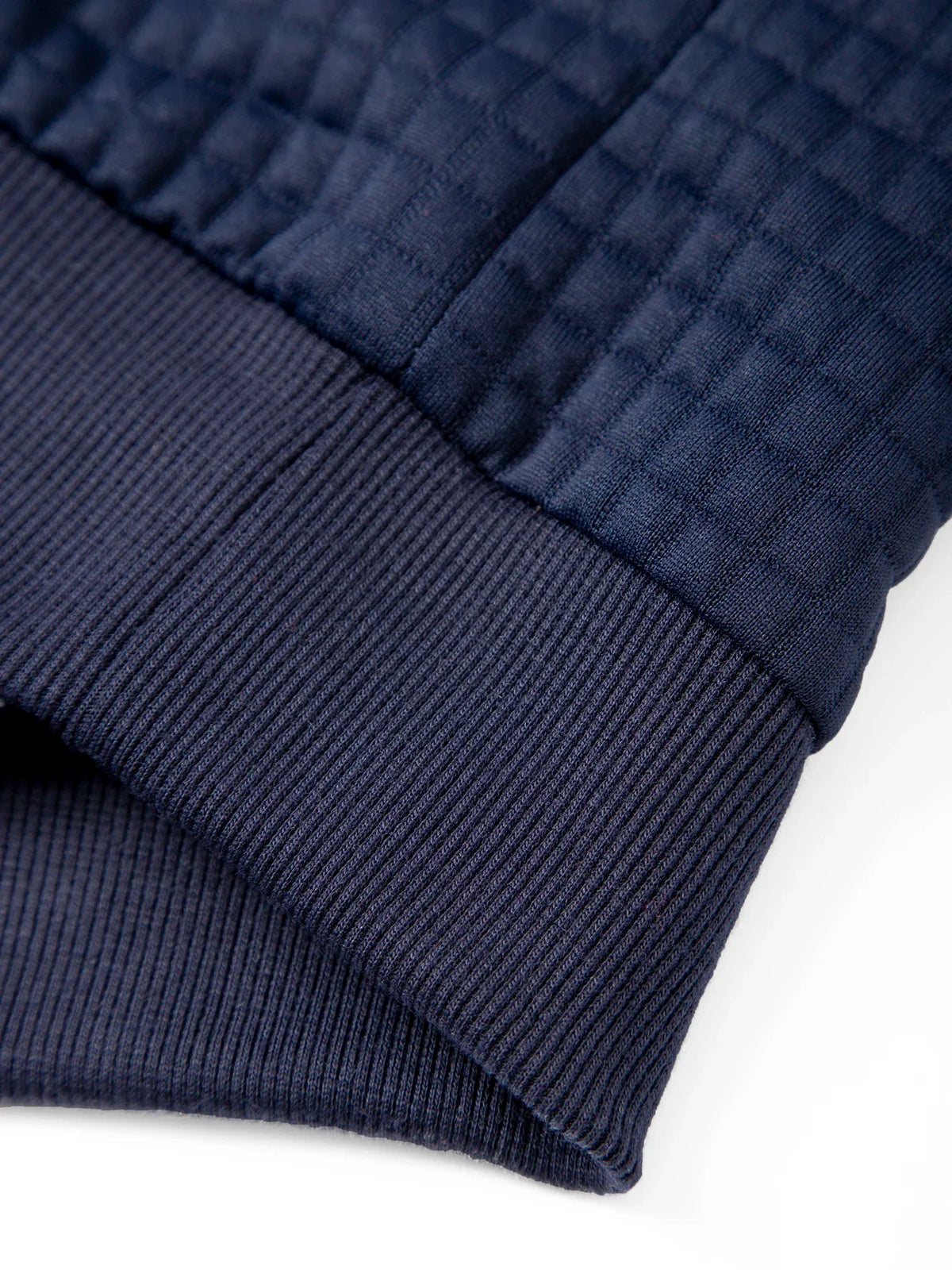 Men’s Textured Waffle Hoodie – Casual Fall Pullover