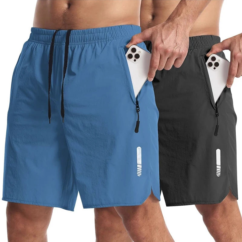 Men's Sport Shorts Sportswear Summer Running Shorts Beach Bottoms Gym Fitness Tracksuit Jogging Training Short Pants Men Shorts by DERILUJA LLC