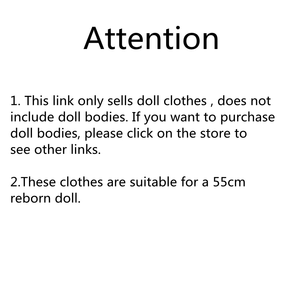 Doll Clothes Reborn Baby Dolls Clothes Dress For 55cm Reborn Doll DIY Handmade Princess Dress Dolls Accessories Kid Toy Gifts by DERILUJA LLC