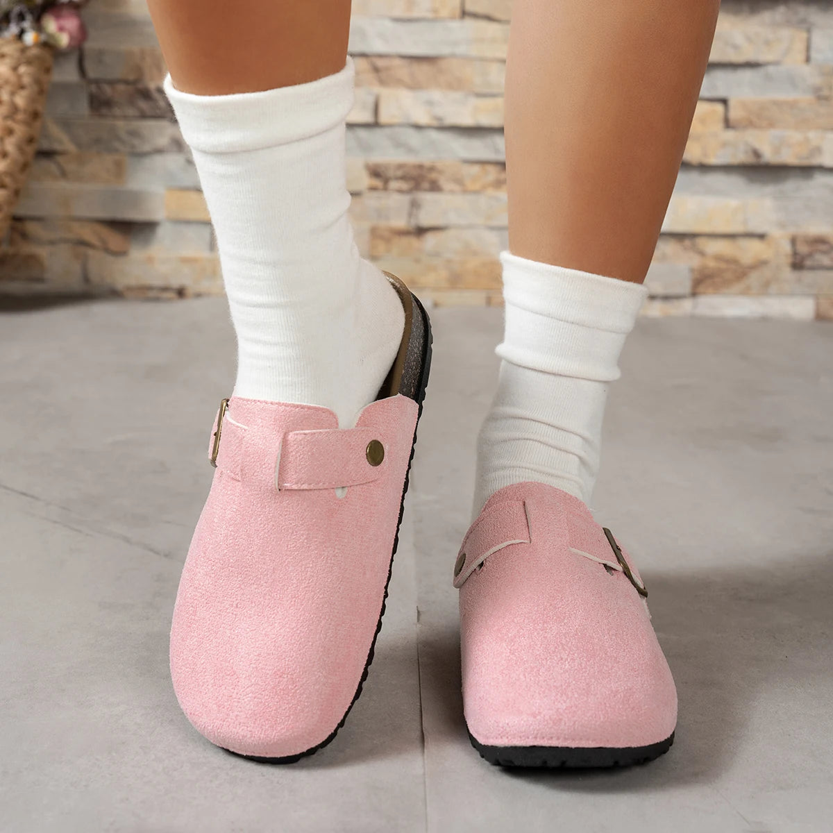Spring and Autumn Elegant Baotou Sexy Flat Casual Shoes Fashionable Best Selling New Comfortable Plus Size Women's Shoes by DERILUJA LLC