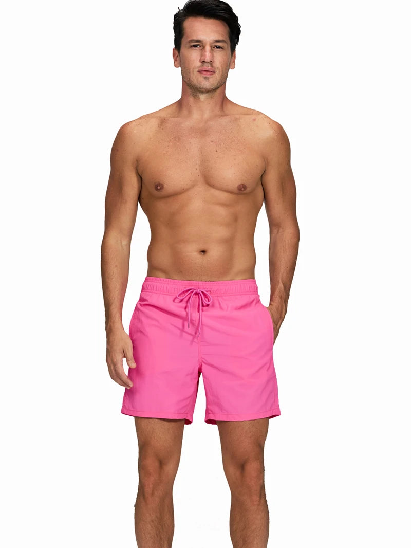 Summer Swim Pants Male Athletic Running Gym Quick Dry Swimsuit Size 4XL by DERILUJA LLC