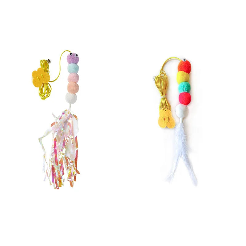 Pet Cat Toys Elasticity Retractable Hanging Door Type Interactive Toy For Kitten Mouse Catnip Scratch Rope Toy Pet Supplies by DERILUJA LLC