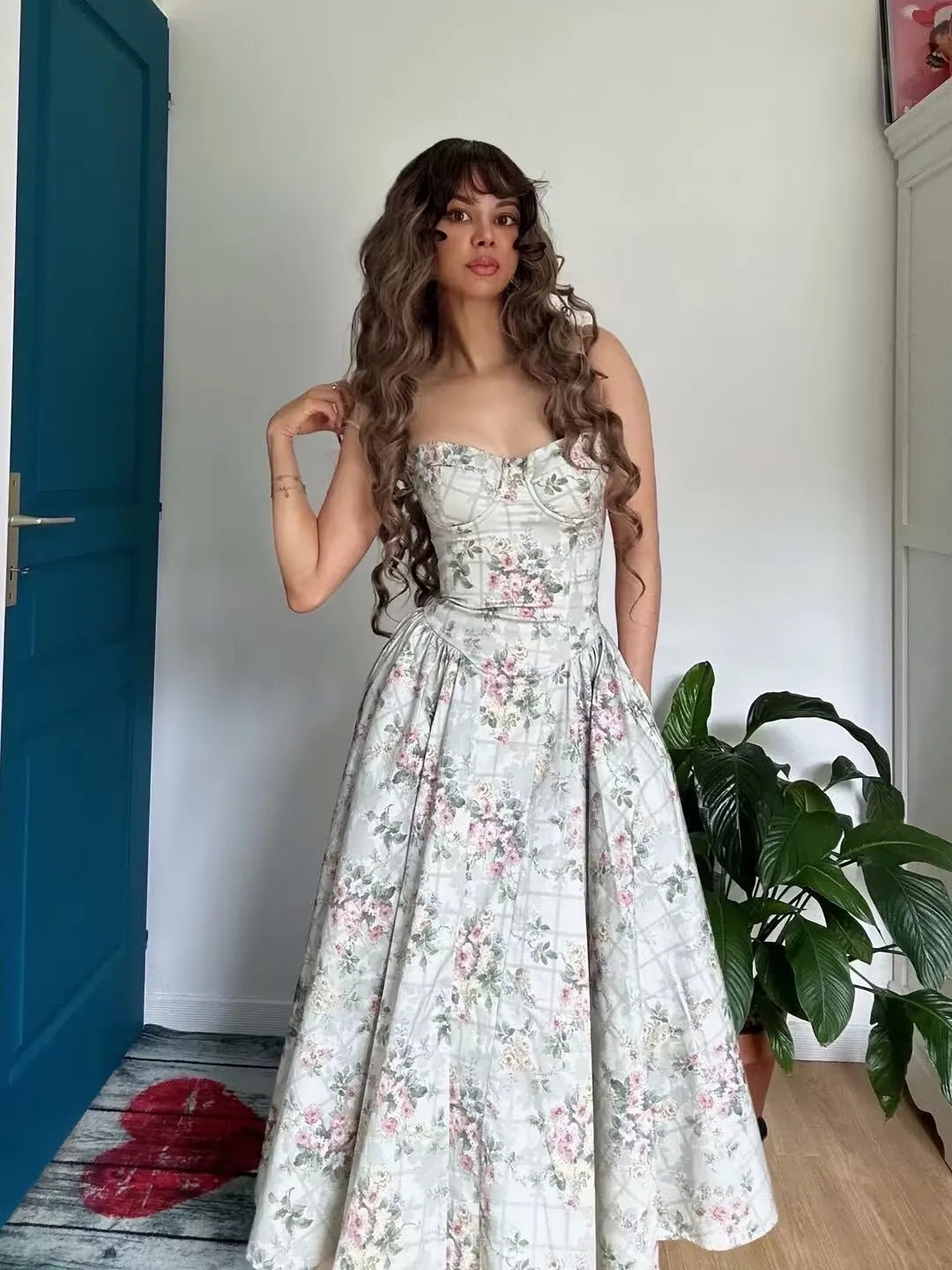 Dress Women Low Waist A-line Midi Holiday Summer Dresses Party Robe 2026 Vestido by DERILUJA LLC