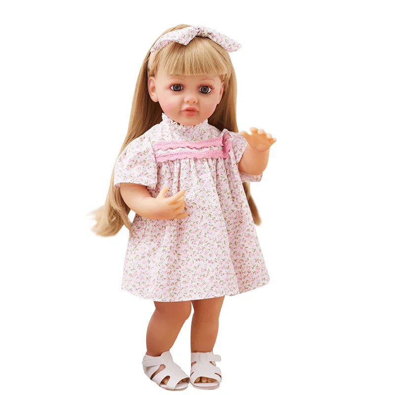 Doll Clothes Reborn Baby Dolls Clothes Dress For 55cm Reborn Doll DIY Handmade Princess Dress Dolls Accessories Kid Toy Gifts by DERILUJA LLC