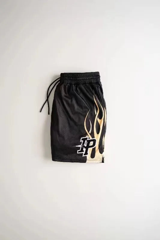 Mens Clothing IP Trend Casual Shorts Summer Fitness Sports Mesh Breathable Quick Dry Short Pants Man Beach Basketball Sweatpants by DERILUJA LLC