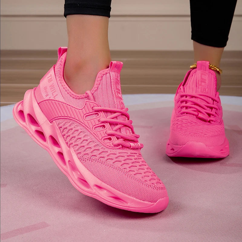 Women Sport Shoes Fashion Platform Sneakers Ladies Spring Winter Flats Running Shoes for Woman Plus Size 43 by Badon Shop LLC