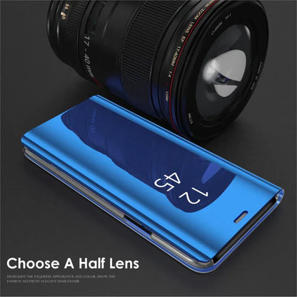 Fashion Mirror Flip Case For Samsung Galaxy M31 S8 S9 S21 S20 FE Ultra S10 Plus M62 S7 M21 M30s M40s M60s M80s M51 S10E Cover pour