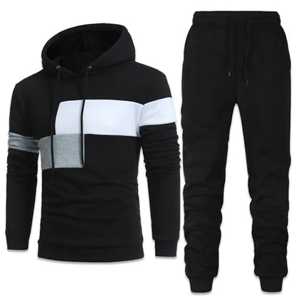 Fashion Men Tracksuits Hoodies Suit Autumn Winter Men Hooded  cho