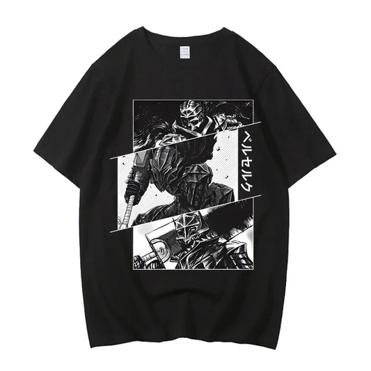 Anime Berserk T-shirt Summer Women's Short Sleeve T-shirt Printed Top 2026 Trendy T-shirt Fan Clothing Graphic T Shirts Y2K Tops by DERILUJA LLC