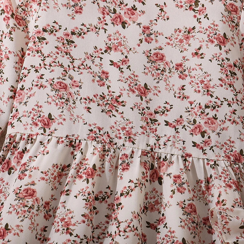Kids Casual Dress for Girls 2026 New Spring Autumn Teenager Full Printing Long-Sleeved Dress Princess Dress Kids Daily Clothes by DERILUJA LLC