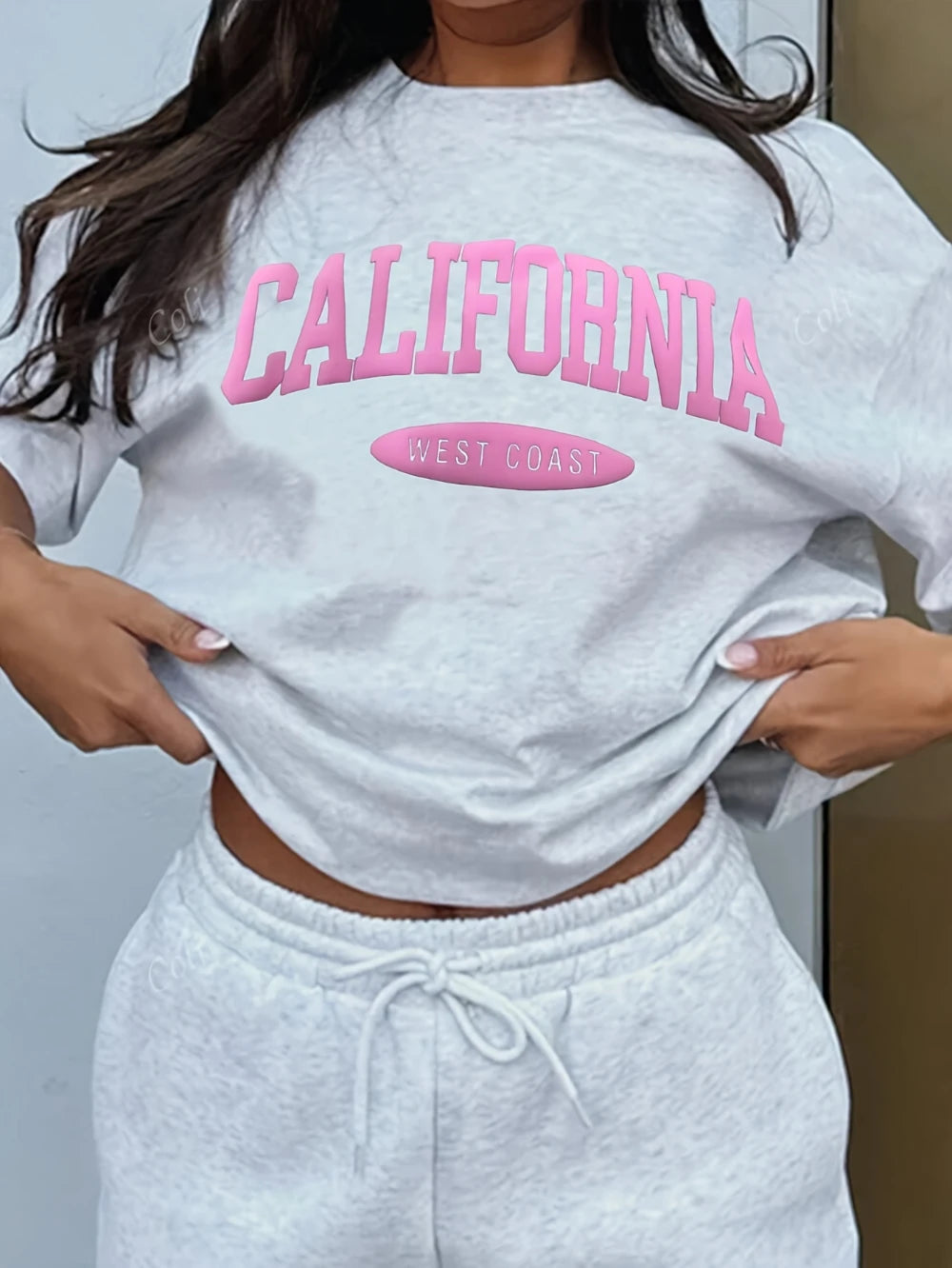 2026 New Loose-Fit S Shorts with Moon Pattern Simple and Stylish Print Design Elegant Casual and Versatile Loose Pants by DERILUJA LLC