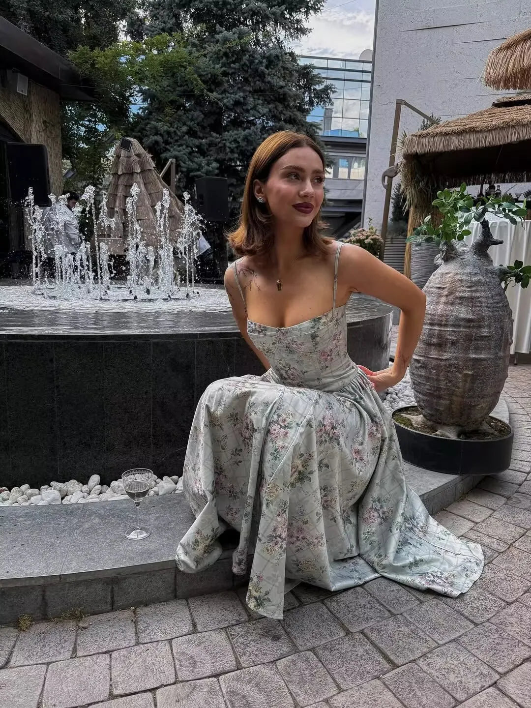 Dress Women Low Waist A-line Midi Holiday Summer Dresses Party Robe 2026 Vestido by DERILUJA LLC