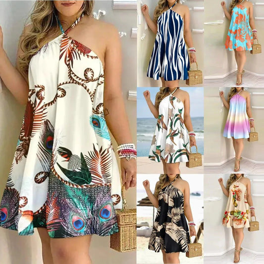 Dress Suitable for Spring Summer Beach Vacation Outfits. by DERILUJA LLC